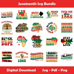 Juneteenth Svg Bundle, Juneteenth 1865 Svg, Juneteenth Svg, black history month, Juneteenth since 1865 Svg, we are black history