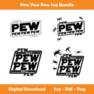 Pew Pew Pew SVG Star Wars SVG, Force With You SVG, Star Wars Svg, Star wars Svg Bundle, Star Wars Squad Goal Svg,Star Wars Clipart,Star Wars