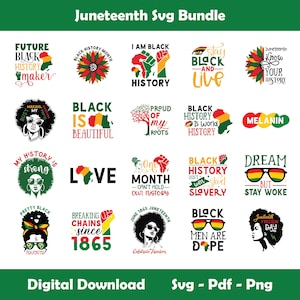 Juneteenth Svg Bundle, Juneteenth 1865 Svg, Juneteenth Svg, black history month, Juneteenth since 1865 Svg, we are black history