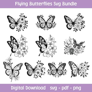 Schmetterling SVG, Schmetterling Bundle SVG-Dateien, Schmetterling SVG geschichtet, Schmetterling Dateien für Cricut, Schmetterling Clipart, Schmetterlinge SVG, Schmetterling