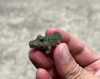 Mini Alligator Tea Pet Zisha Clay Crocodile Figurine Tiny Reptile Desk Decor