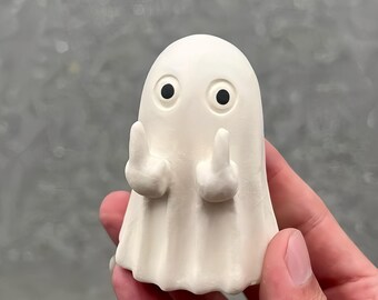 Miniatura de Fantasma Zisha feita à mão em argila Yixing, com gesto engraçado e grosseiro para decoração de mesa.
