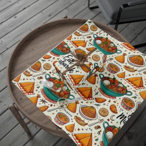 Papier do pakowania Eid Mubarak, świąteczne opakowanie na prezenty, opakowania świąteczne, dekoracje sezonowe, ekologiczne opakowanie na prezenty