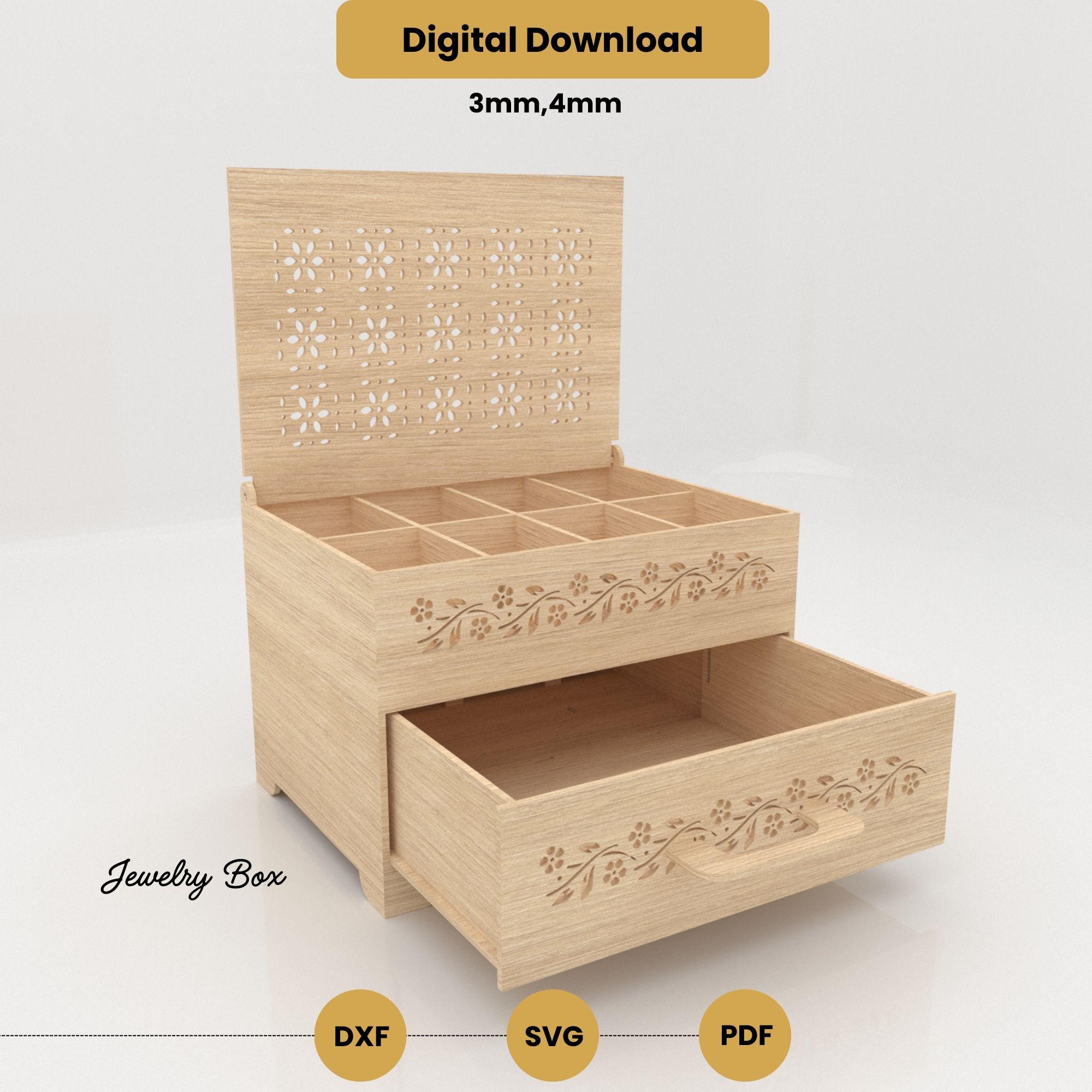 Mini Schubladenbox Aus Holz Für Schreibtisch – 3 Ebenen, Vintage-Stil, Aufbewahrung Für Schmuck, Bastelbedarf & Accessoires