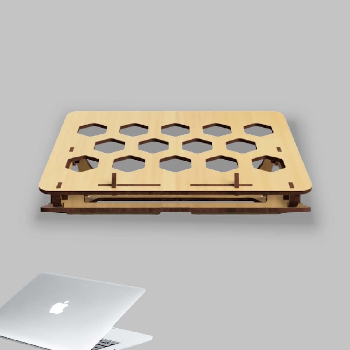 Laser Cut Laptop Stand SVG | Adjustable, Portable Desk (digital ...