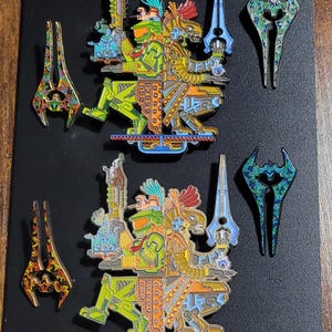 Halo pin set