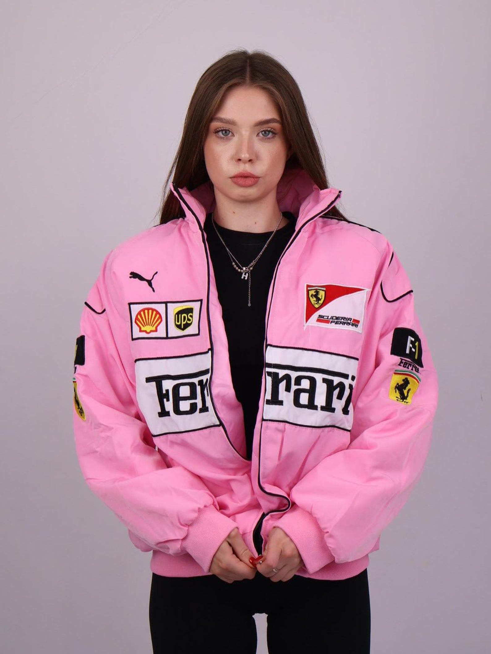 Pink Ferrari Jacket - Etsy