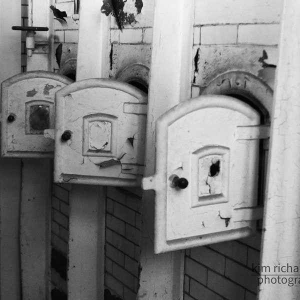 Oak Woods Cemetery Crematorium   Black and White Photography Print