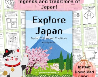 Japan Unit Study for Kids | Culture, Myths, Traditions (PDF)
