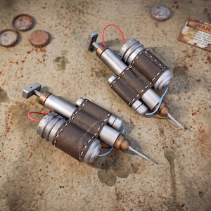 Psycho Replica, geïnspireerd op Wasteland Post-Apocalyptische Cosplay Prop, Wasteland Survival, Gamer Collectible, Angry Juice, The Big Red One