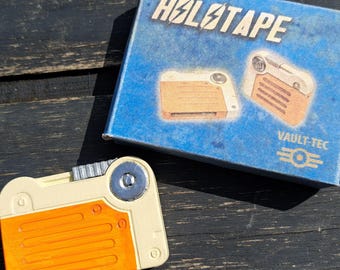 Holotape Handmade Wasteland Replica – Post-Apocalyptic Prop, Wasteland Collectible, Cosplay Accessory, Gamer Wasteland