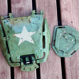 Réplique d&#39;armure de combat légère - Cosplay inspiré des terres désolées, post-apocalyptique, univers RPG classique, rétro