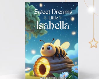 Baby Gift, Personalized Children&#39;s Book with Old Tree Animals, Custom Name Book, Goodnight Little Name, Bedtime Storybook with 30 Pages