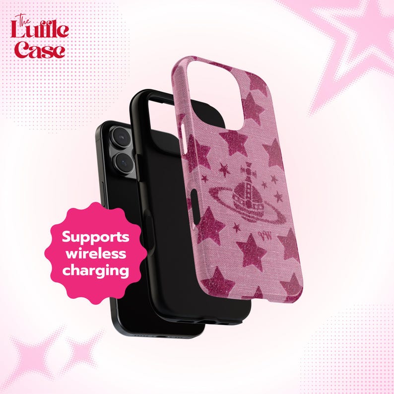 Pink Coquette Phone Case, Aesthetic Vivien Westwood, Trendy & Cute Preppy Collage Phone case, iPhone 17 Pro Case, iPhone 16 15 14 13 Pro Max image 4