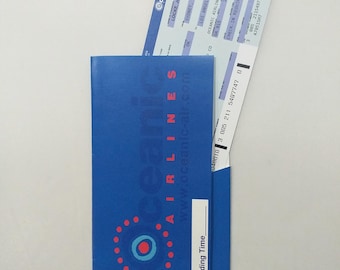 3 x Lost Series Oceanic Airlines Plane Tickets + Case. Digital Download