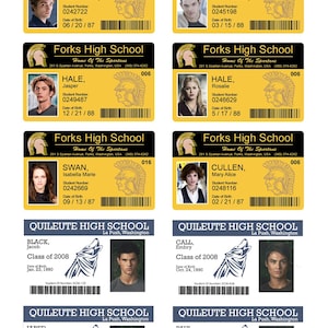 Film Twilight. Définir 10 identifiants. Bella Swan, Edward Cullen, Jacob…Téléchargement numérique