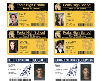 Twilight Movie. Set of 10 IDs. Bella Swan, Edward Cullen, Jacob… Digital Download