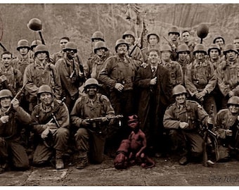 Hellboy Photograph, World War II. Digital Archive