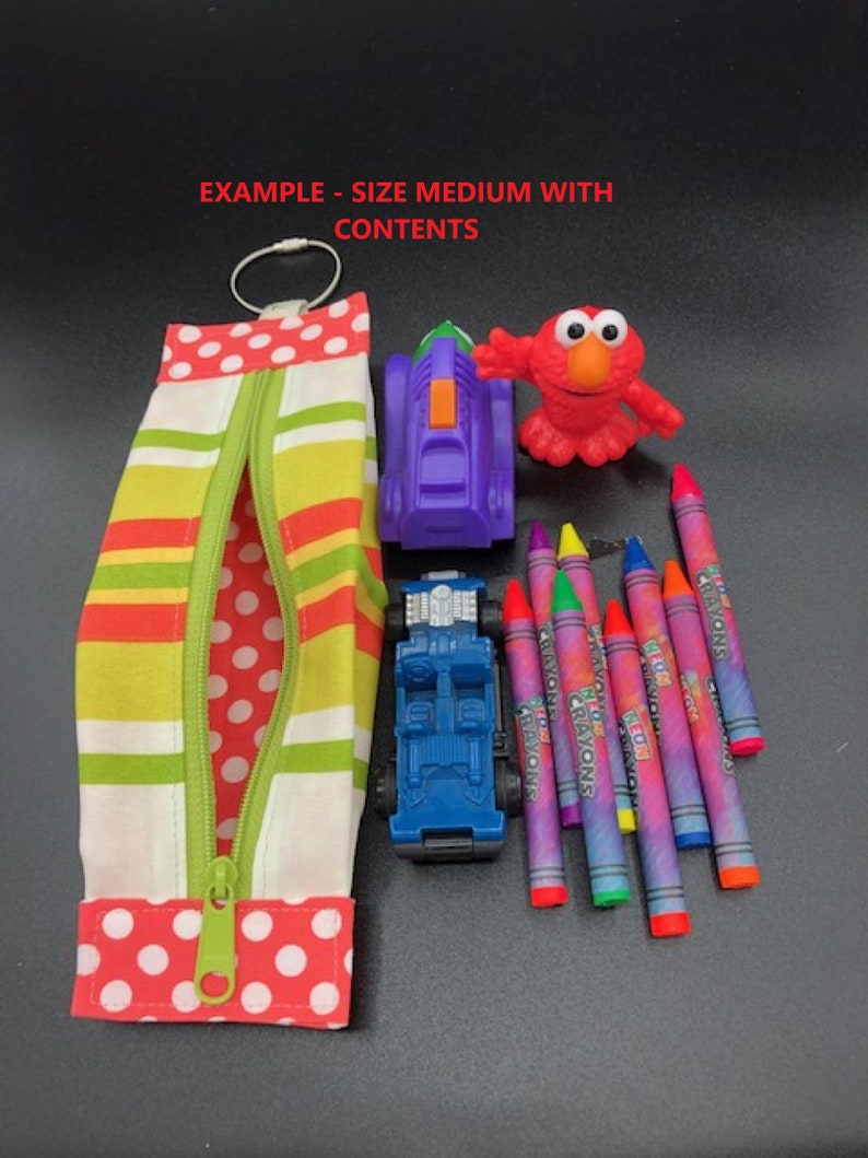 Your choice Zipper travel bags Popcorn Pouch Makeup Bag SIZE MEDIUM