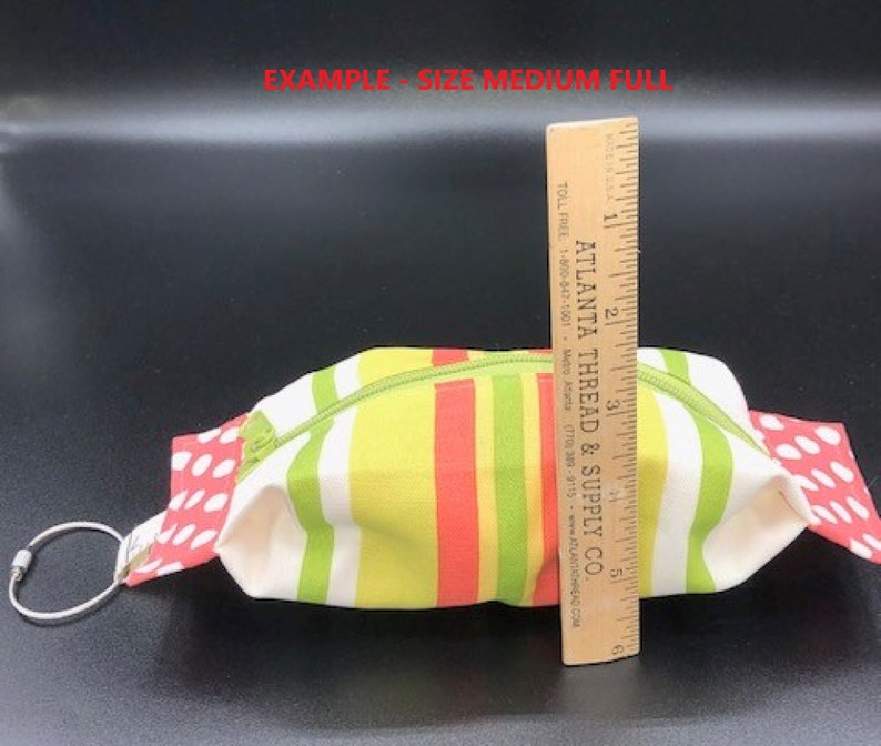 Your choice Zipper travel bags Popcorn Pouch Makeup Bag SIZE MEDIUM