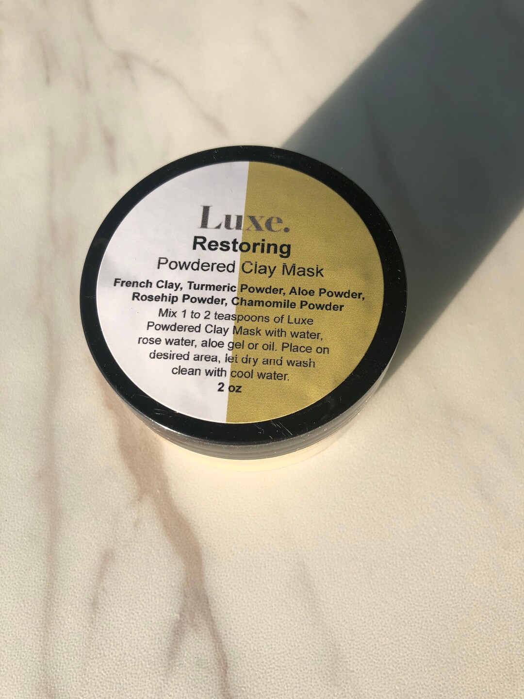 Restorative Clay Face Mask, Clay Powdered Face Mask, With French Green