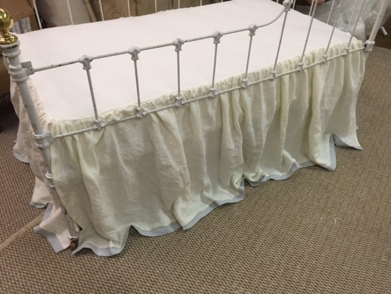 Crib Beddingtailored Bumpersstorybook Crib Skirtcream and Etsy