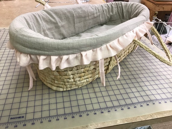 moses basket linen