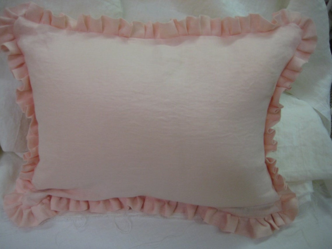 Crib Bedding Separates-Washed Ballet Linen Ruffled Crib | Etsy