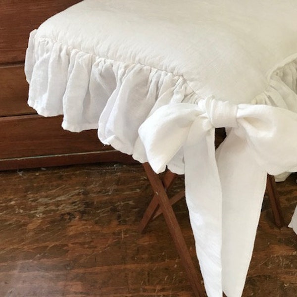 Ruffle Chair Cushion Etsy