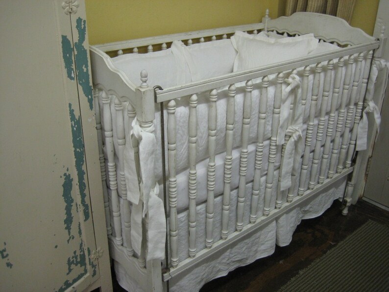 tailored crib skirt