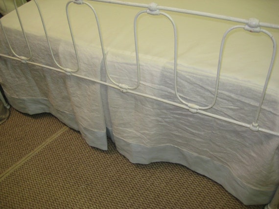 Baby Boy Crib Skirt Baby Boy Nursery Window Treatments White Etsy