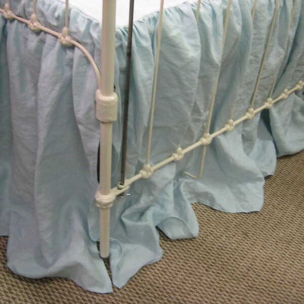 Gathered Crib Skirt Etsy