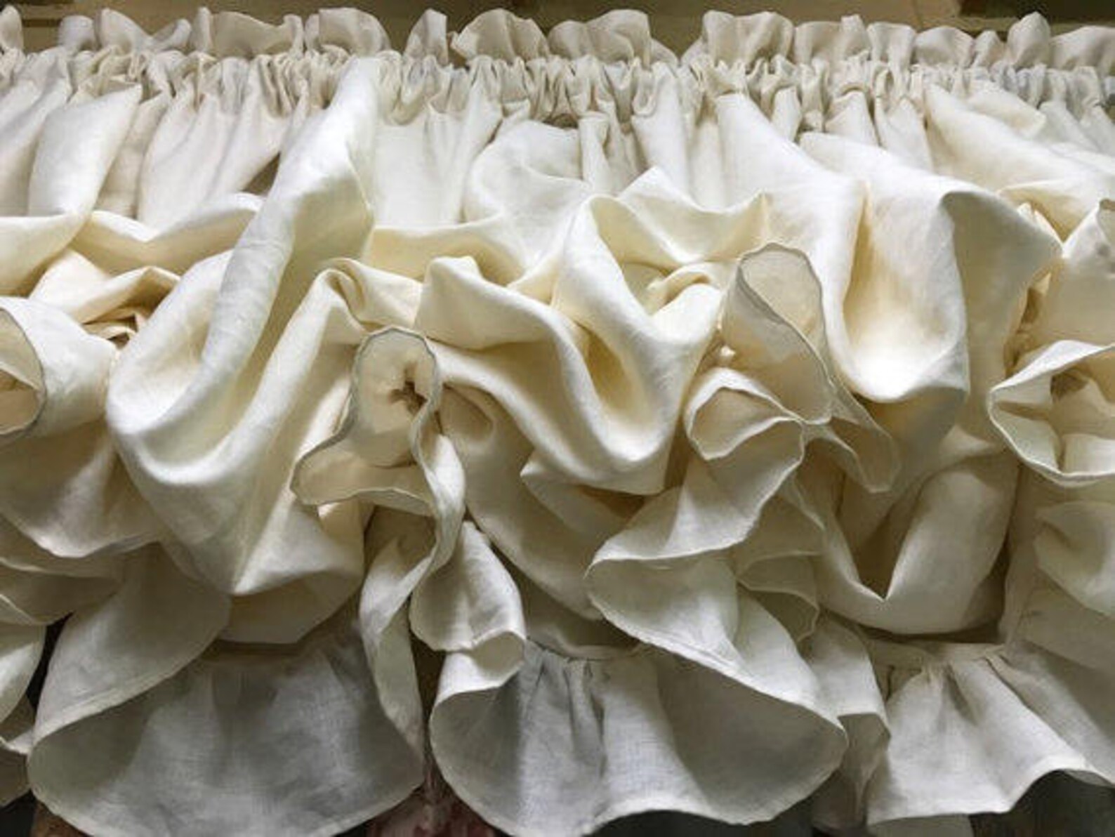 Custom Balloon Shade for Large Windowrod Pocket Balloon Etsy