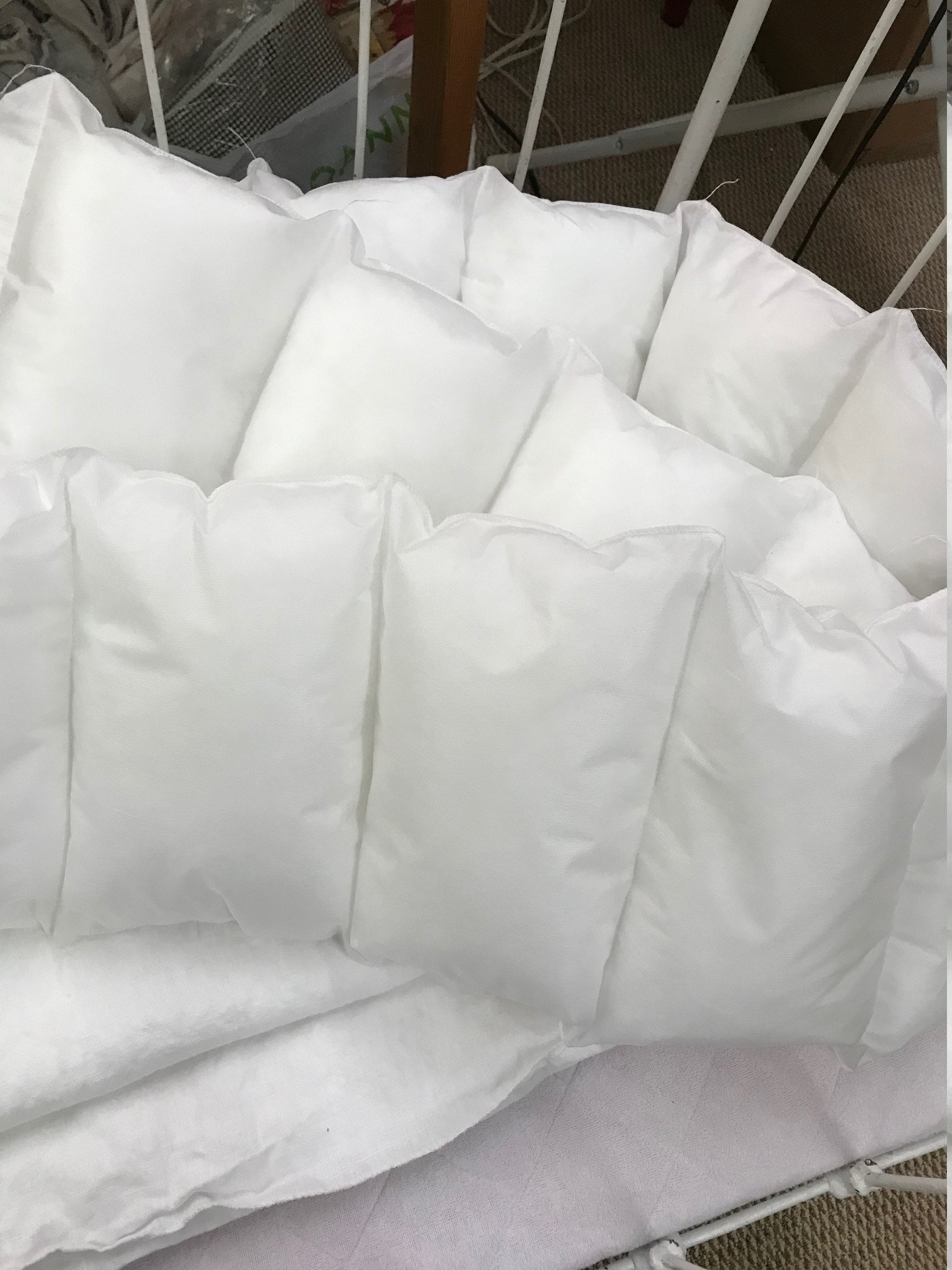 Crib Bedding Bumper Pad Inserts 4 Piece Bumper Pad Inserts Etsy