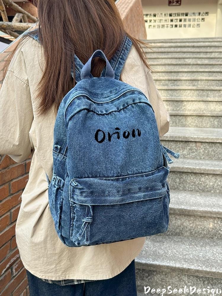 Jeans Viejos Mochila Jeans Reciclado Jeans Reciclados Bolsos De