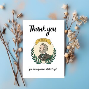 Teacher Thank You Card Printable | 5x7 Folded Card PDF JPG PNG | Teacher Appreciation Week Gift | Instant Digital Download