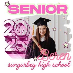 Prom Send Off 2025 Canva Template Bundle | Custom Graduation & T-Shirt Design | High School Graduation Editable Canva Templates | Digital