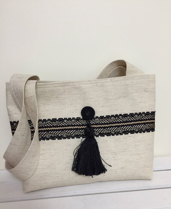 black tassel purse