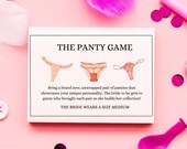 Bachelorette Panty Game Sign Bachelorette Panty Dropper Bachelorette Game Printable Party Game Bachelorette Party Editable Bridal Game Panty