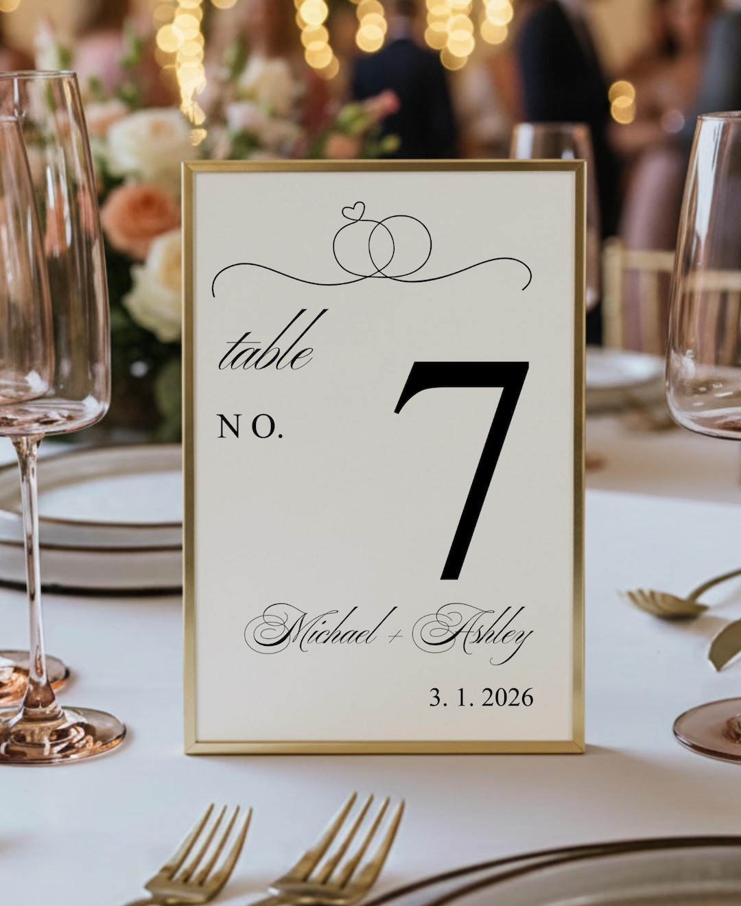 Customizable Table Numbers Custom Table Numbers Wedding Table Number Card Number Place Card DIY ...