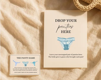 Bachelorette Games Bachelorette Party Game Bachlorette Game The Panty Game Sex and The City Bridal Shower Panty Line Party Sex and The City