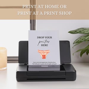 Bachelorette Panty Game Sign Bachelorette Panty Dropper Bachelorette Game Printable Party Game Bachelorette Party Editable Bridal Game Panty image 5