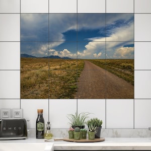 Colorado Ceramic Tile Mural Backsplash, Wonderful Colorado Journey For Your Kitchen, Bathroom or Family Room