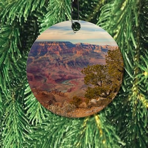 Grand Canyon Ornament, Lipan Point, Grand Canyon National Park ornament, Perfect Arizona Ornament for Christmas Tree, Wood or Ceramic