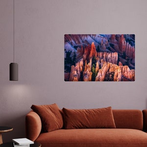 Bryce Canyon Photo Print on Metal - Stunning Utah Art on Metal  - Unique Travel Photography Available in Multiple Sizes