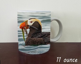 Quirky Tufted Puffin Mug - Perfect for Bird Lovers, Wildlife Enthusiasts, and Alaska Wildlife Lovers