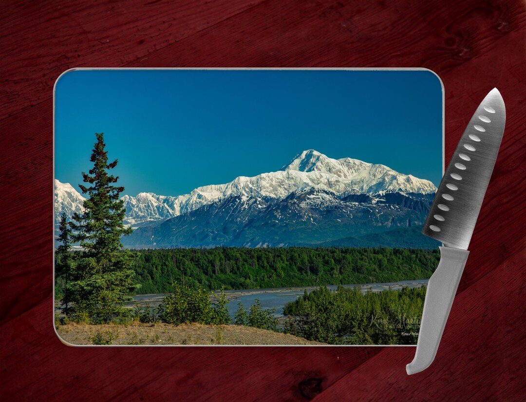 Denali Cutting Board, Alaska Cutting Board, Denali National Park