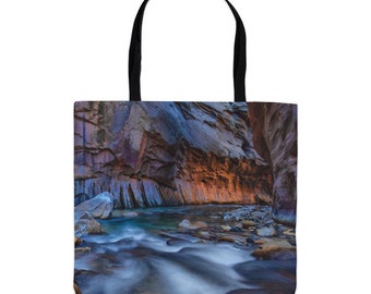 Exquisite Narrows at Zion Tote Bags, Experience The Beauty Of Zion National Park - Perfect For Every Occasion!