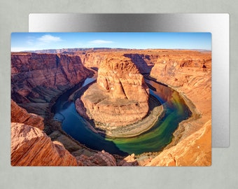 Horseshoe Bend Photo Print on Metal - Stunning Arizona Art on Metal  - Available in Multiple Sizes