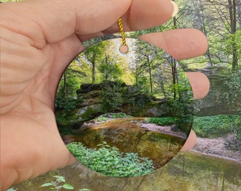 Unique Rock Bridge Ornament - Red River Gorge Souvenir and Keepsake of Rock Bridge Trail